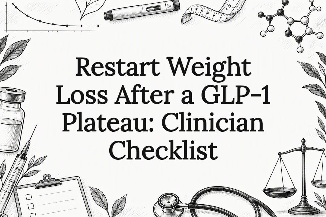 Restart Weight Loss After a GLP-1 Plateau: Clinician Checklist
