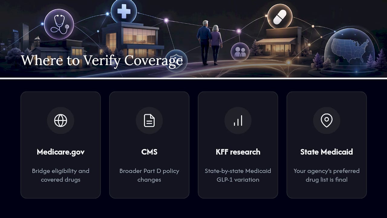 Where to Verify Your Coverage Details — overview diagram