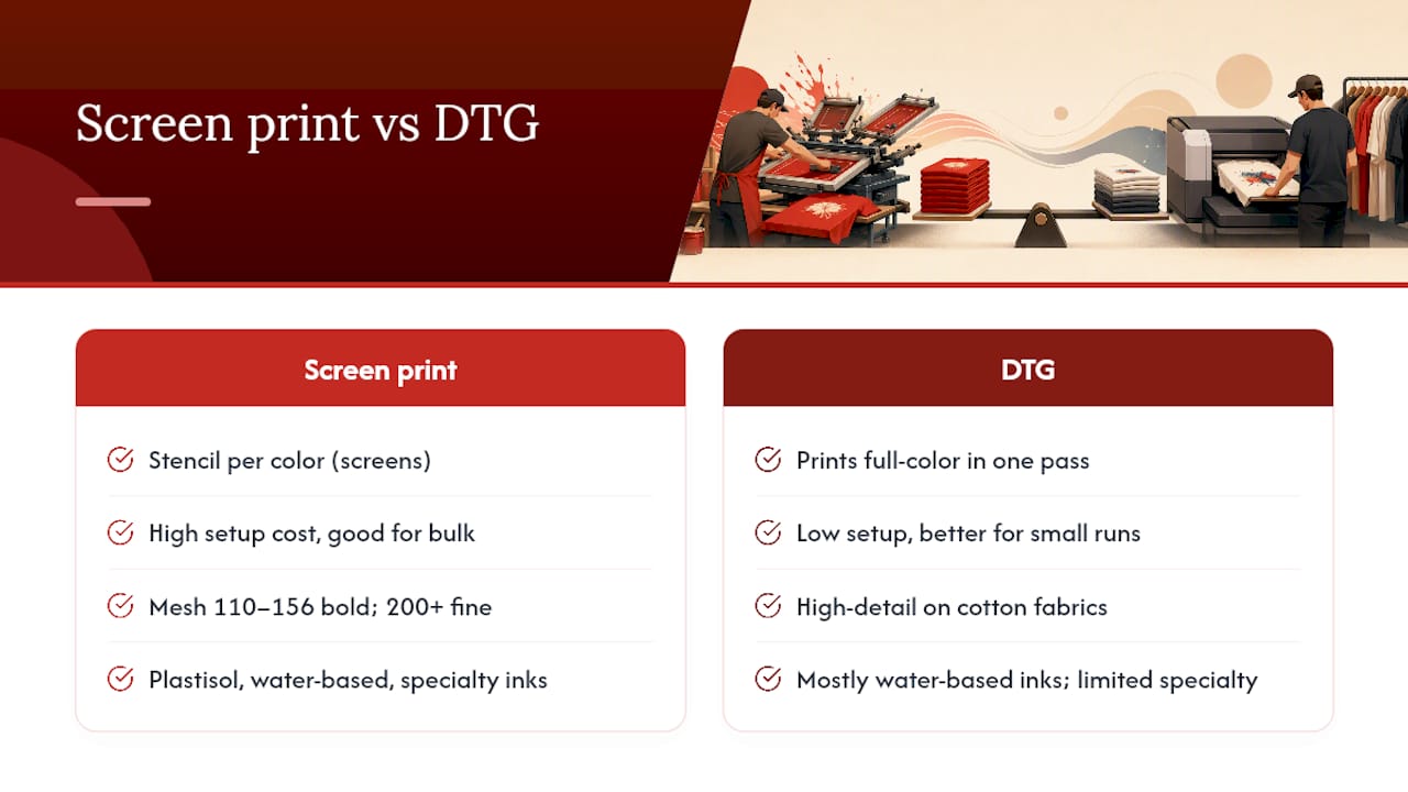 What Is Screen Printing and Why Does It Still Dominate Bulk Orders? — overview diagram