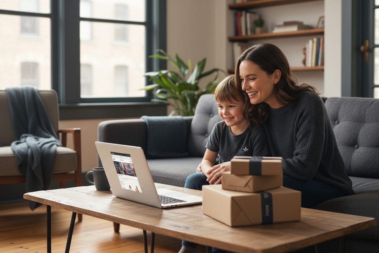 webwinkel thuisgebruik gezin