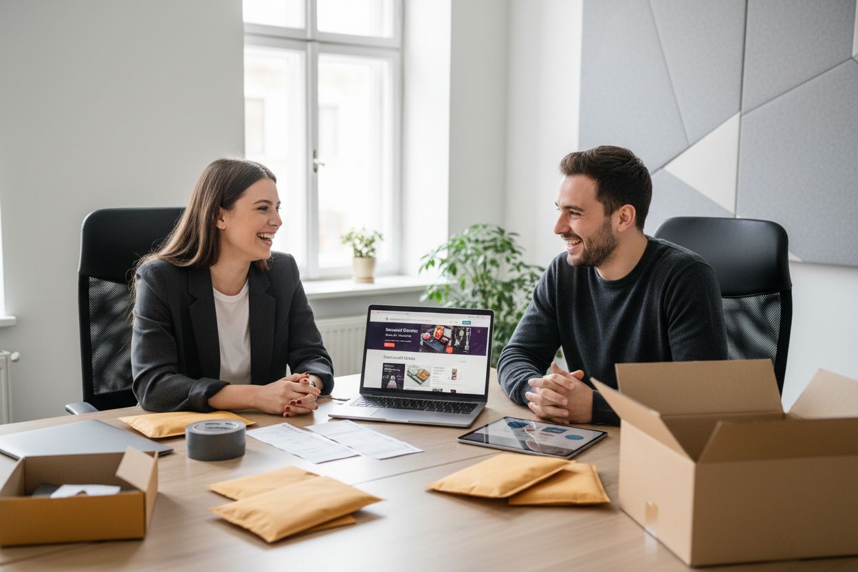 webwinkel ondernemers kantoor