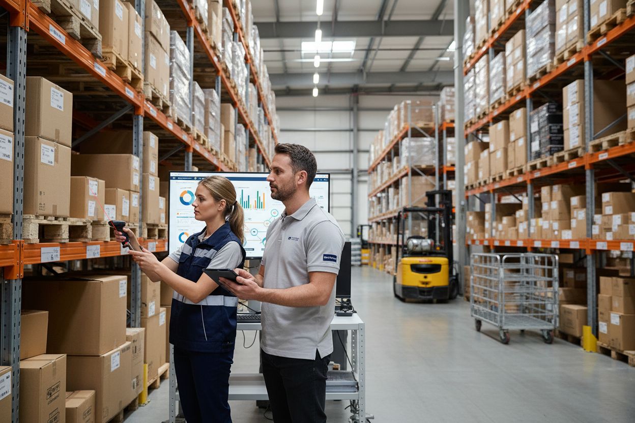 voorraadbeheer webapplicatie logistiek