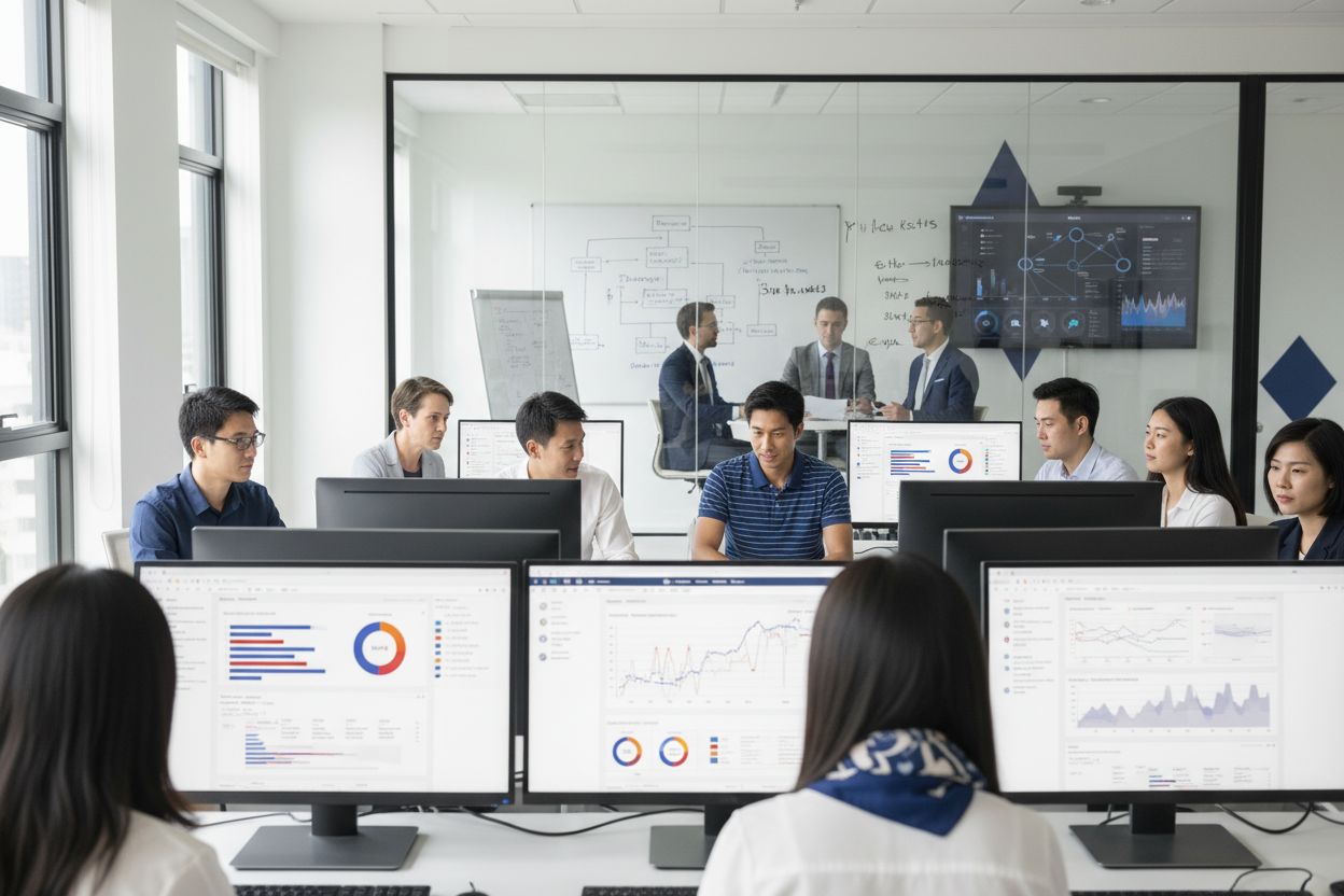 zakelijk team webapplicaties kantoor