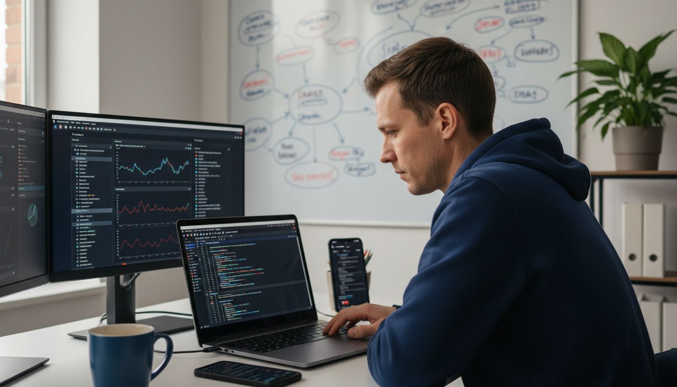 webdeveloper onderhoud werkplek