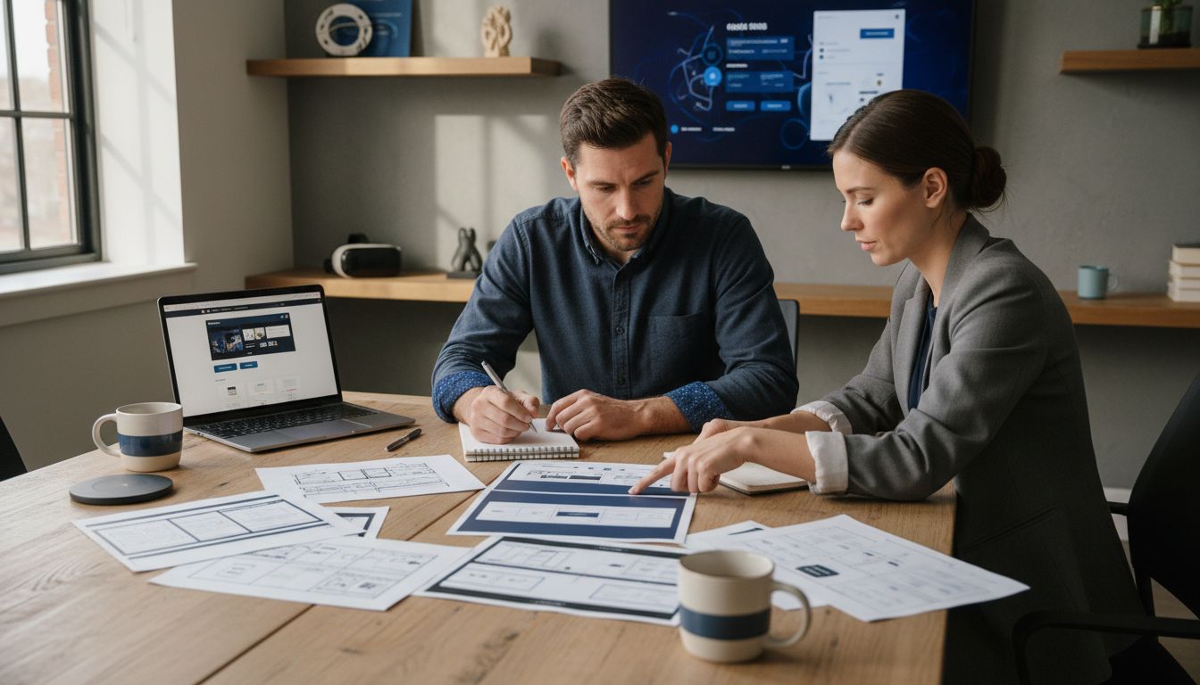 klantgericht webdesign meeting