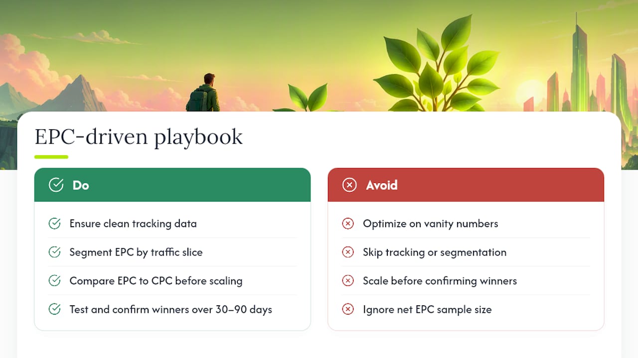 A Working Playbook for EPC-Driven Decisions - overview diagram