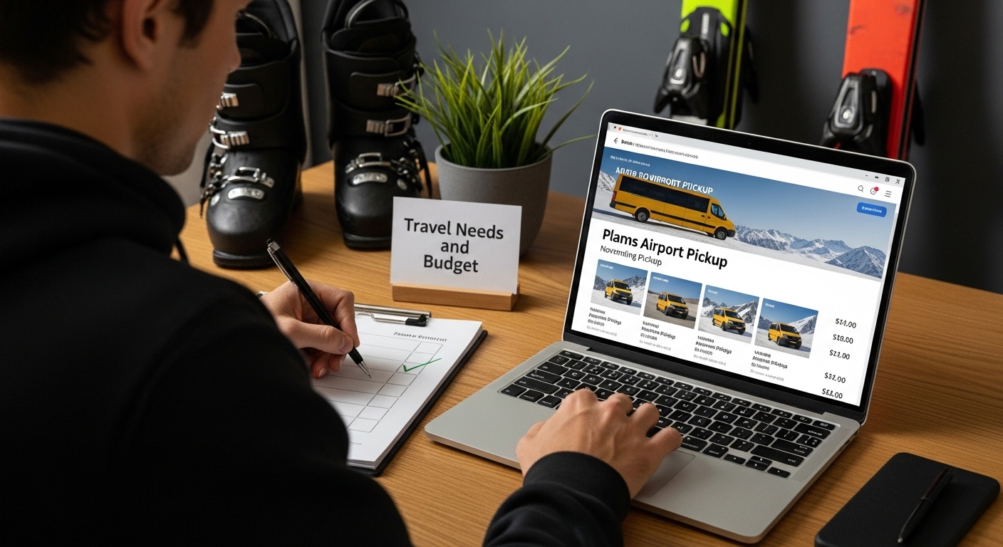 airport pickup ski trip