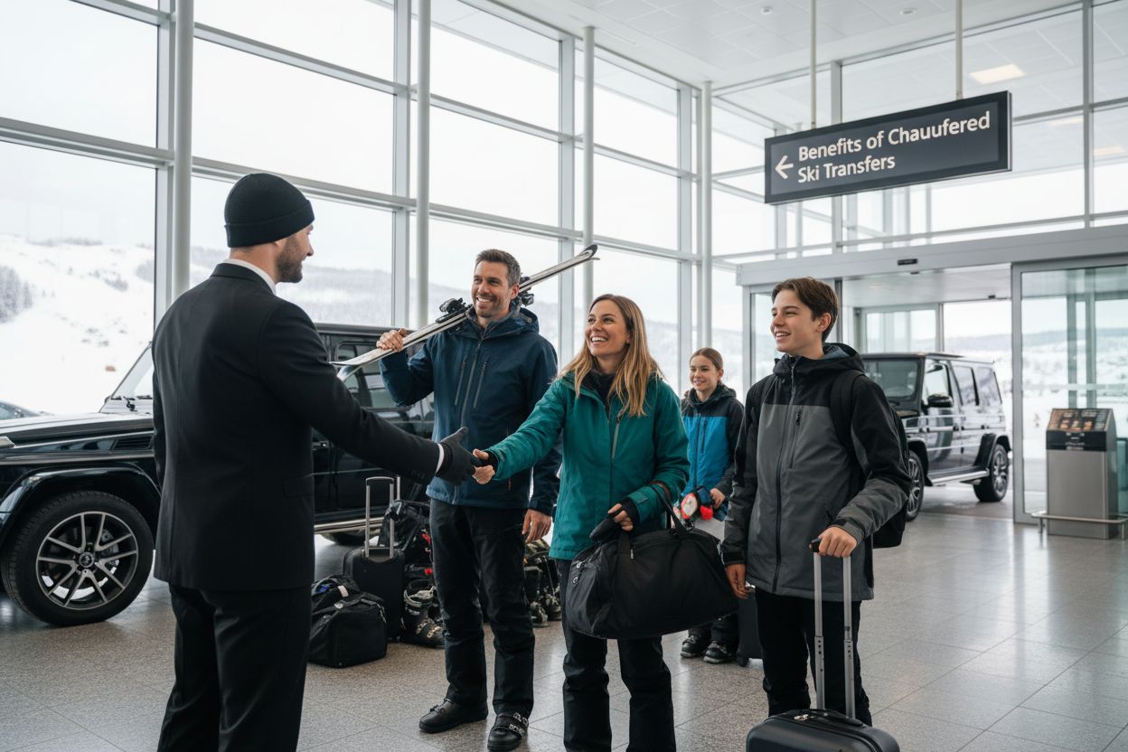 chauffeured ski arrivals