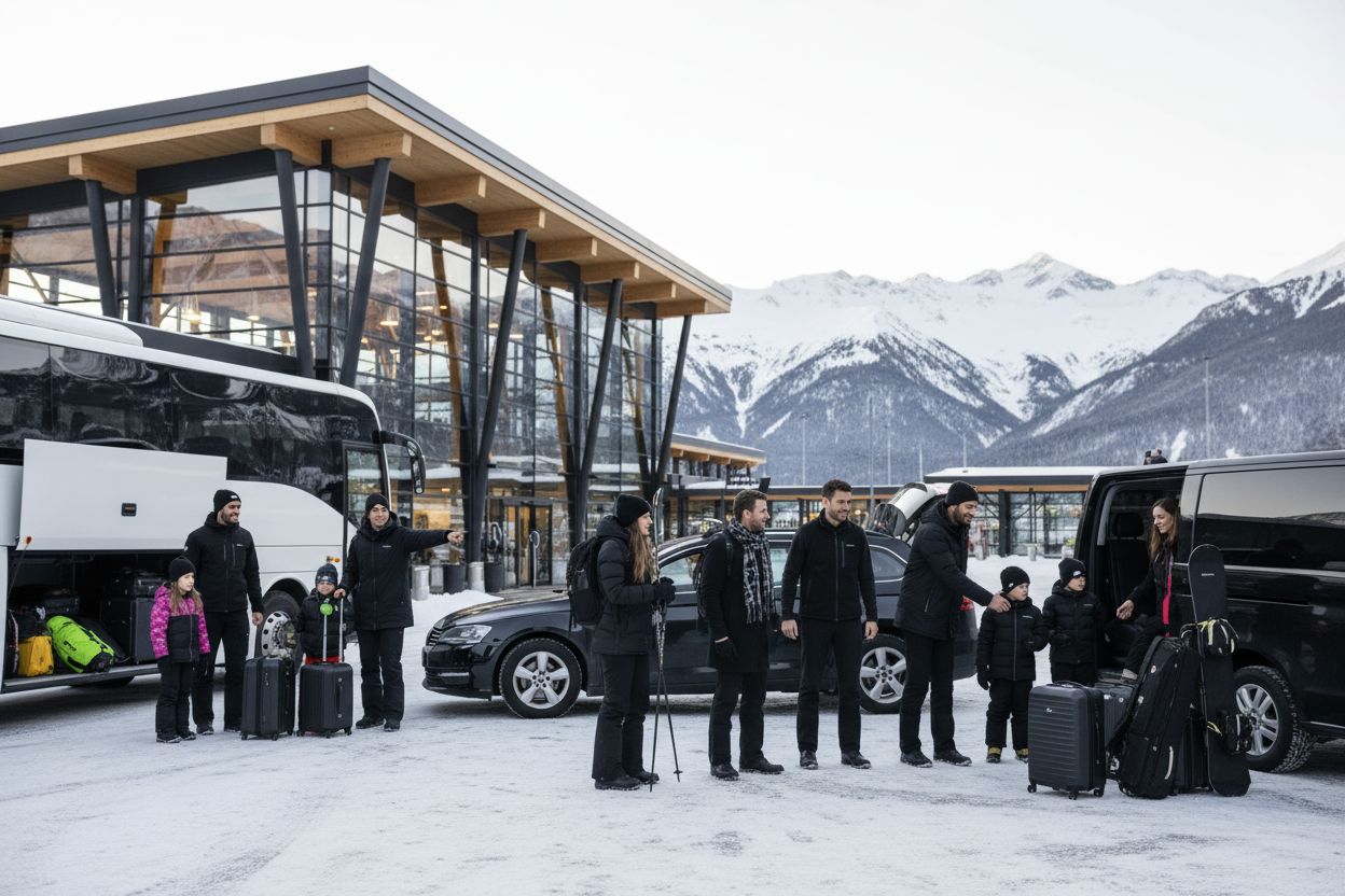 airport transfers, ski travel, family transportation