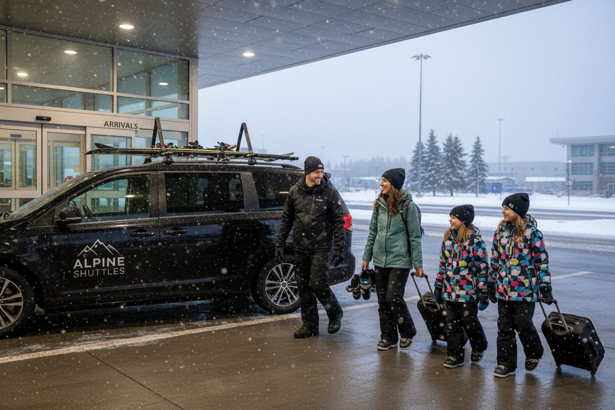 professional ski minivan