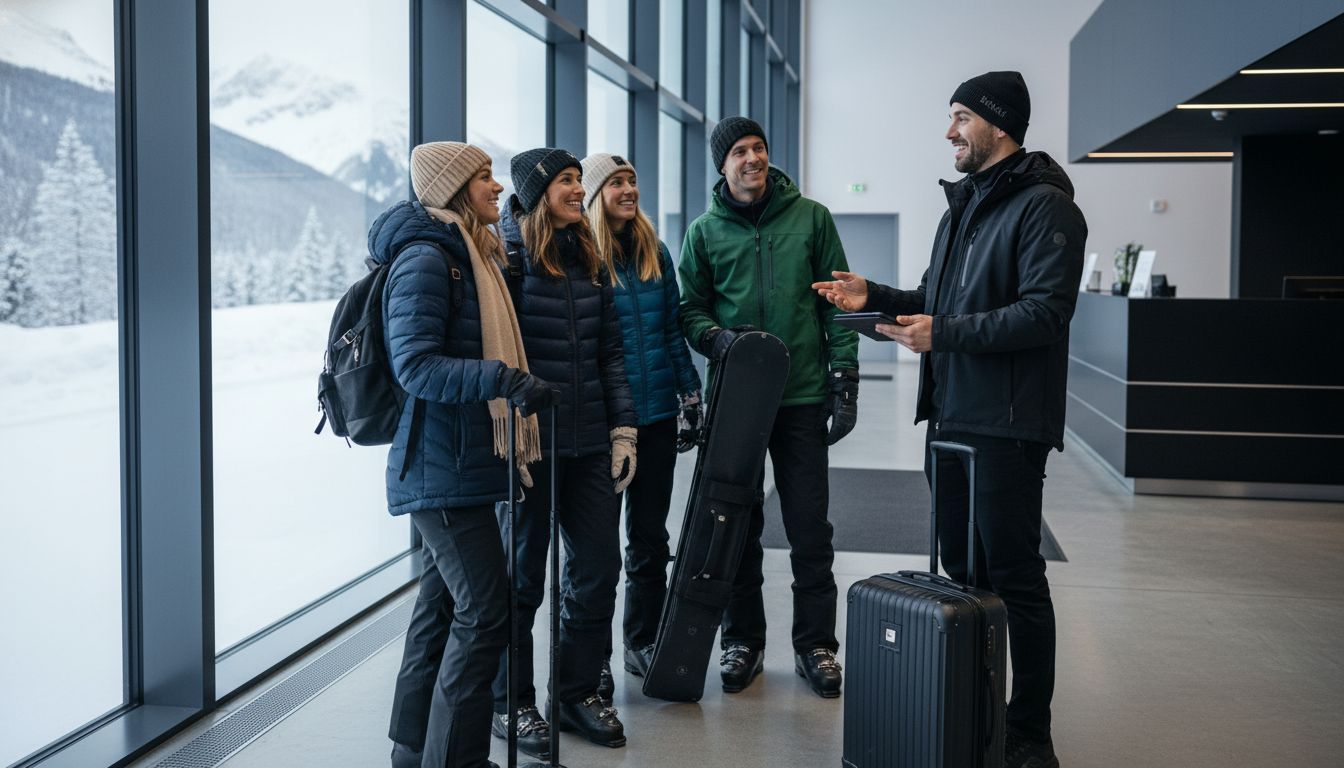 airport ski transfer