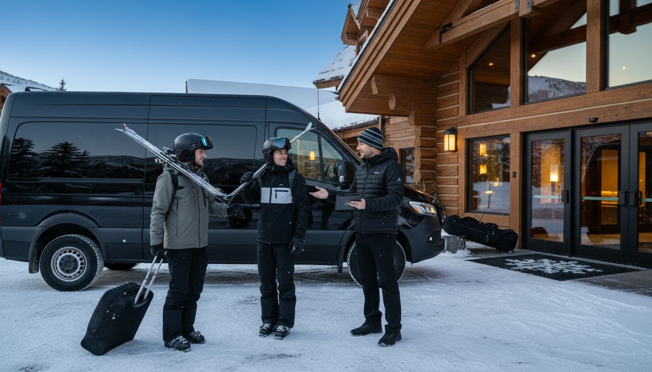 ski resort transfer van