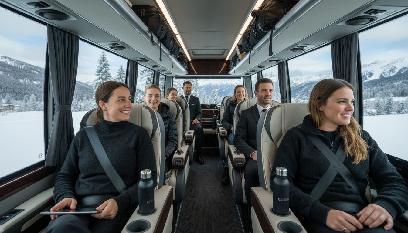 luxury ski transfer