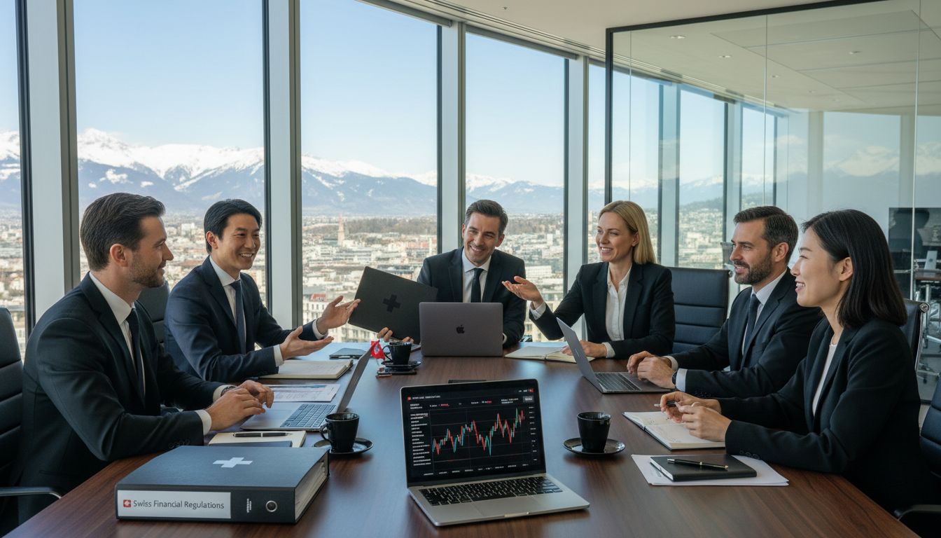 Swiss business meeting