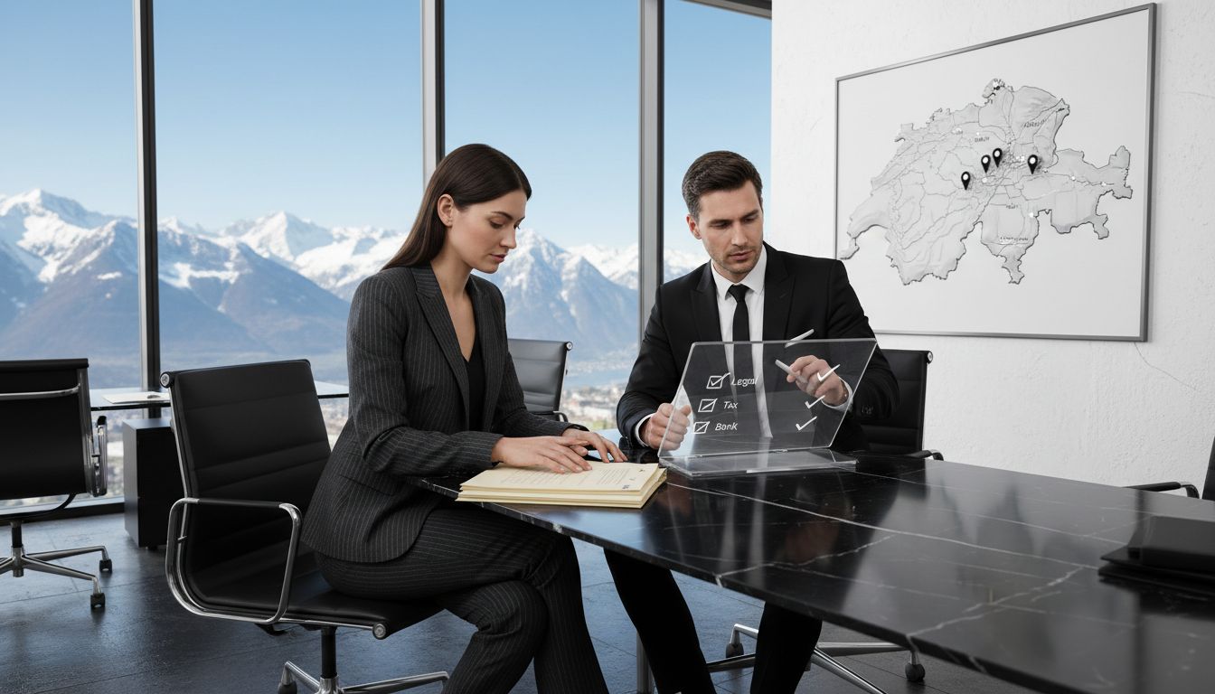 Entrepreneur consulting on Swiss company setup