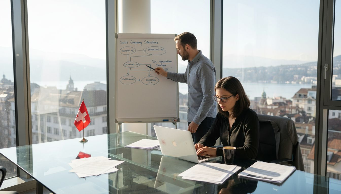 Startup founders discuss Swiss company structure