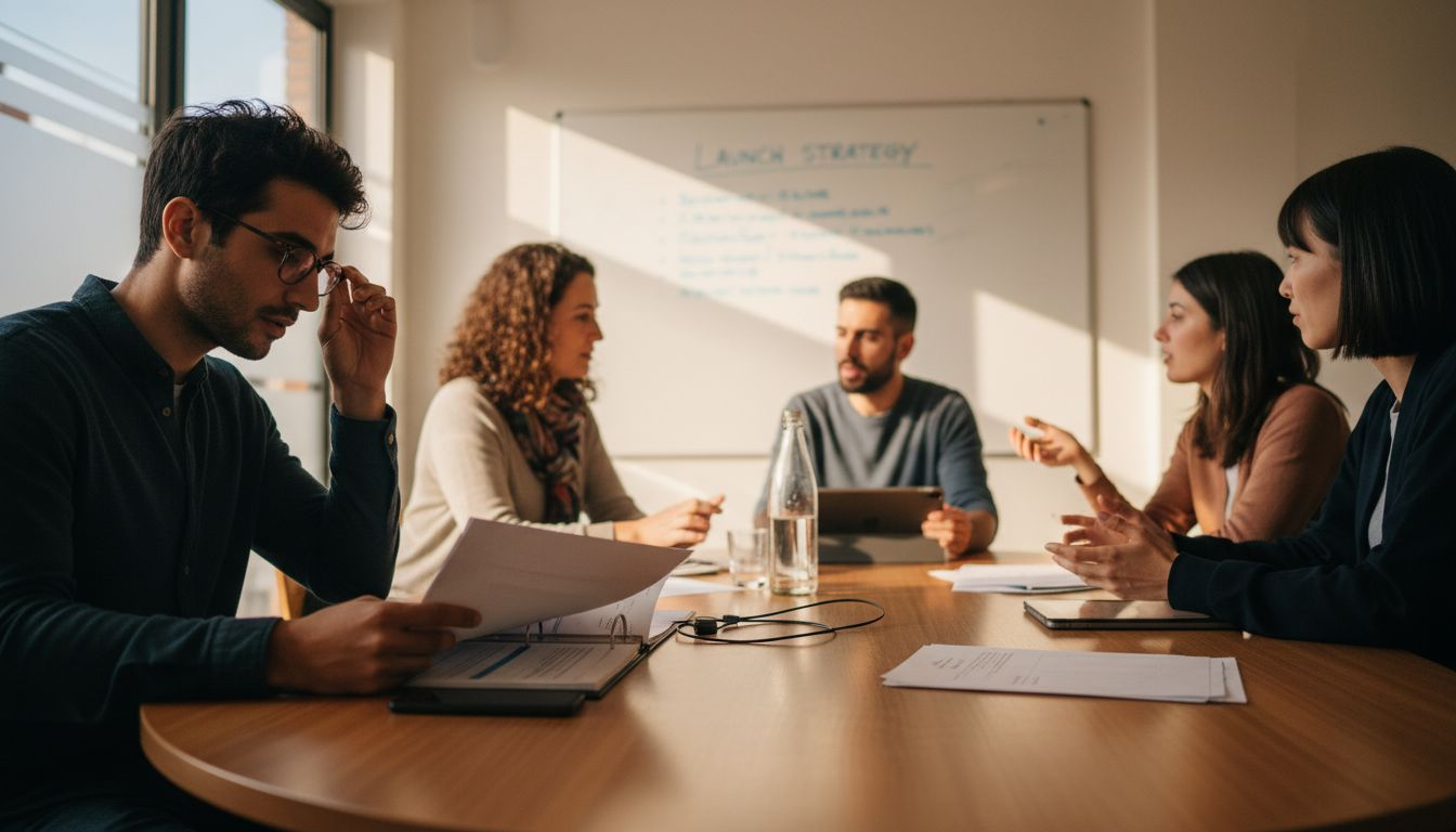 International team reviewing Swiss startup credibility