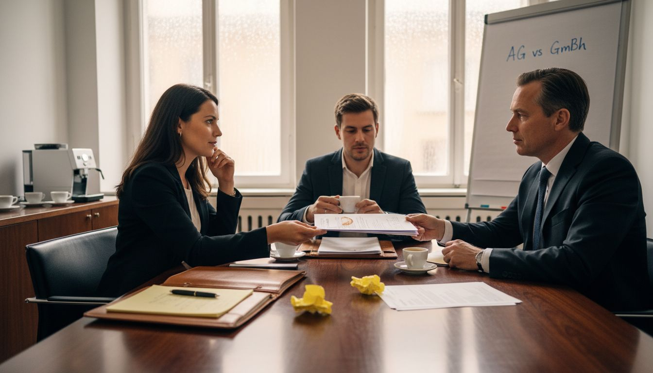 Swiss legal consultation in boardroom