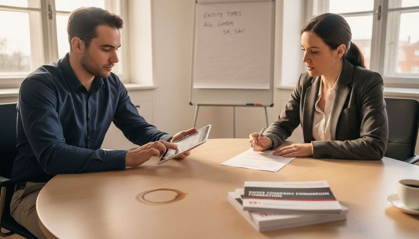 Meeting about Swiss company formation options