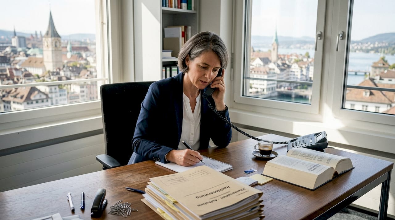 Consultant reviews Swiss business residence applications