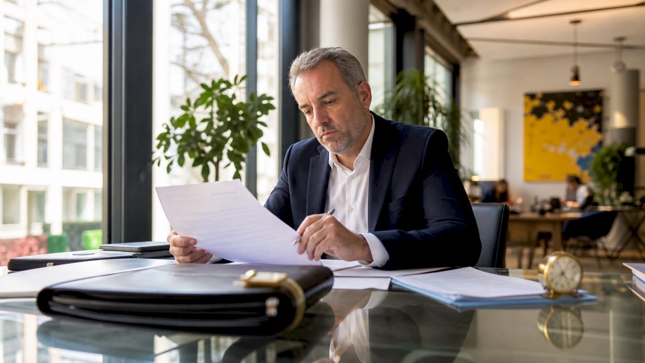 Fiduciary reviewing company formation paperwork