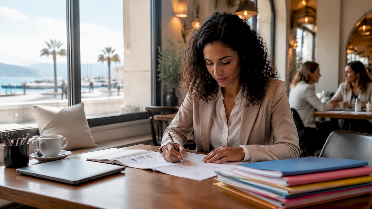 Event planner organizing transfer schedules