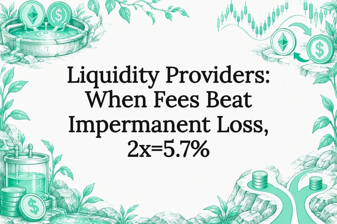 Decorative liquidity provider title card
