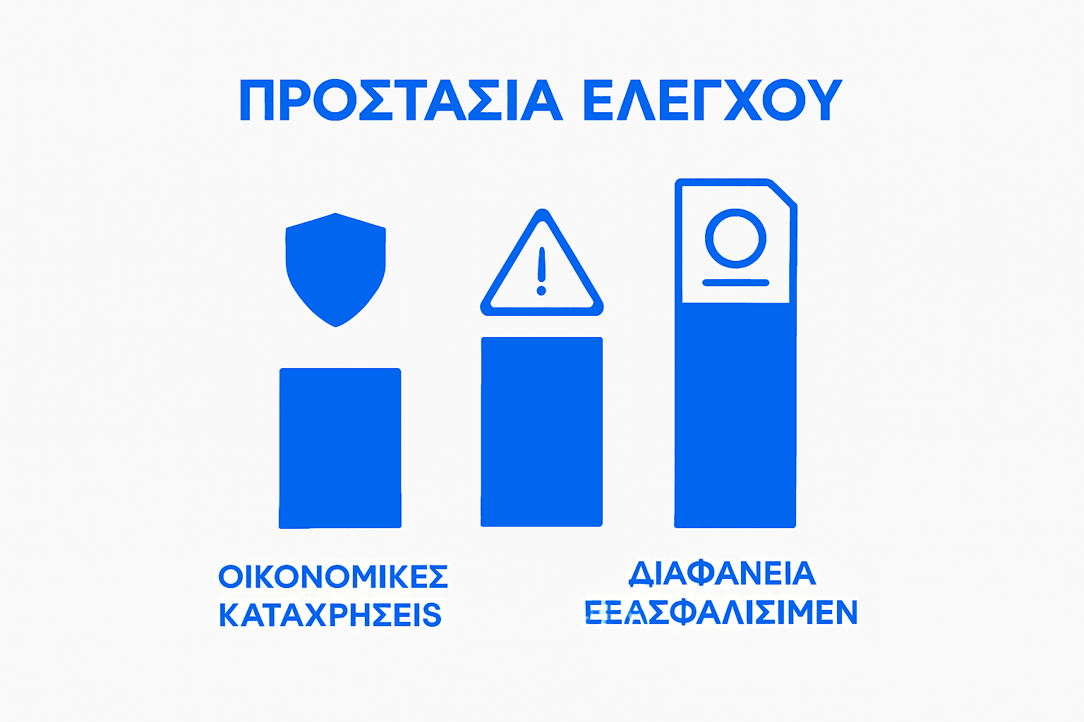 Bar chart showing three protections from audit role