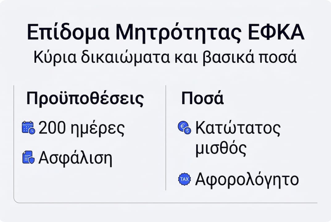 Όλα όσα πρέπει να ξέρετε για το επίδομα μητρότητας: ποιοι το δικαιούνται και πόσα χρήματα θα λάβετε (σε ένα κατανοητό infographic)