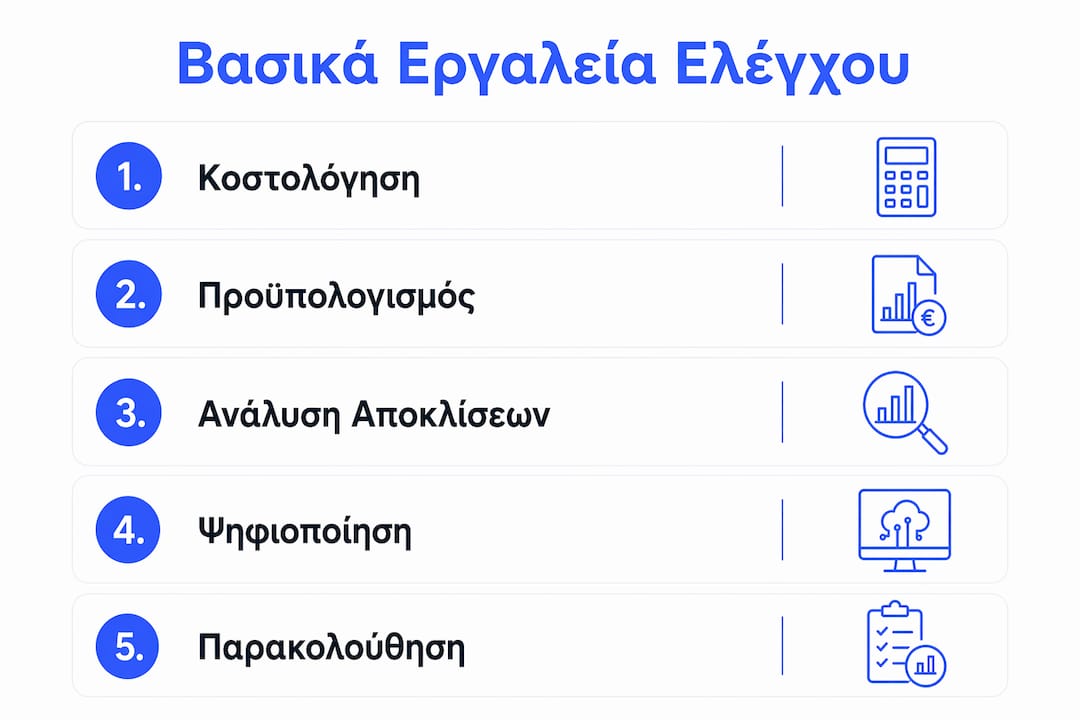 Οδηγός με τα βασικά εργαλεία για αποτελεσματική διαχείριση κόστους