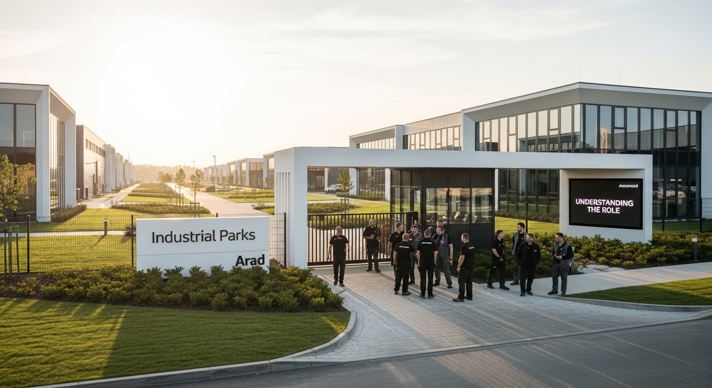 Arad industrial park sunrise