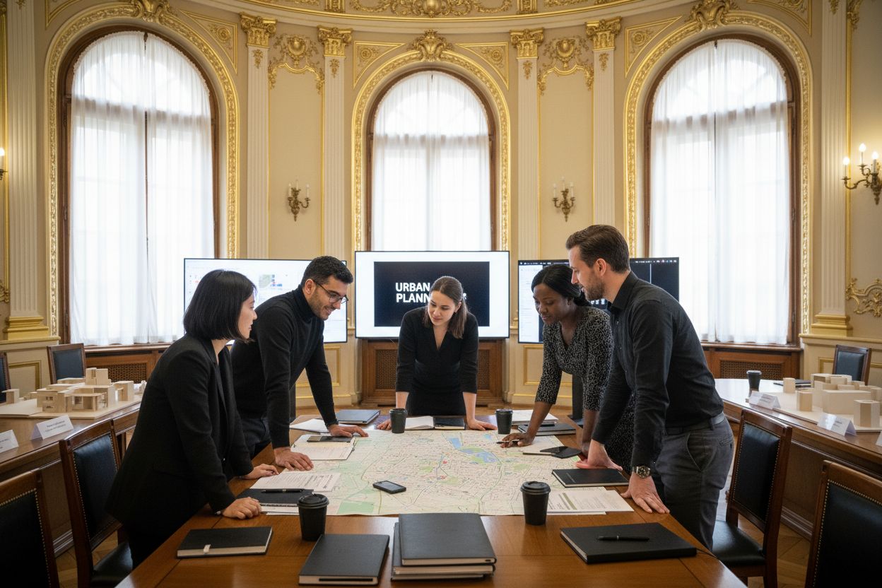 City Hall Arad interior meeting