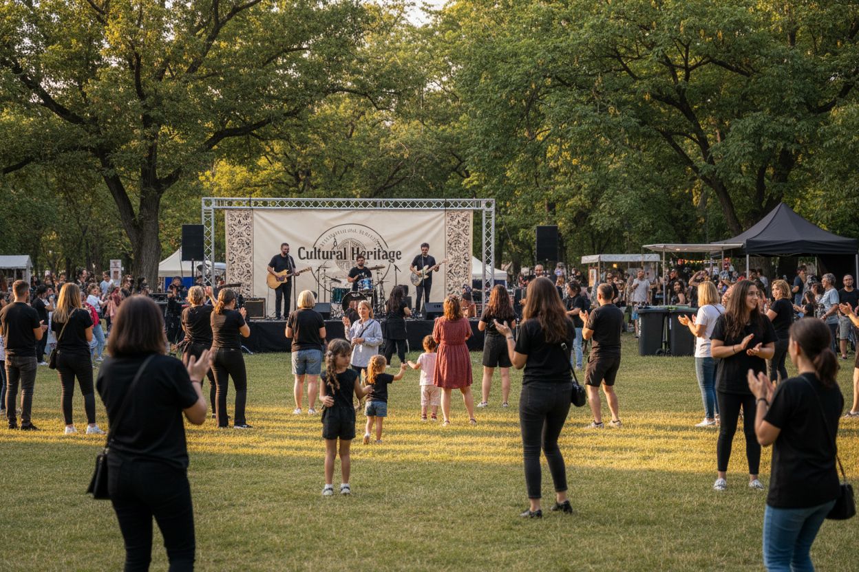 Arad park community event