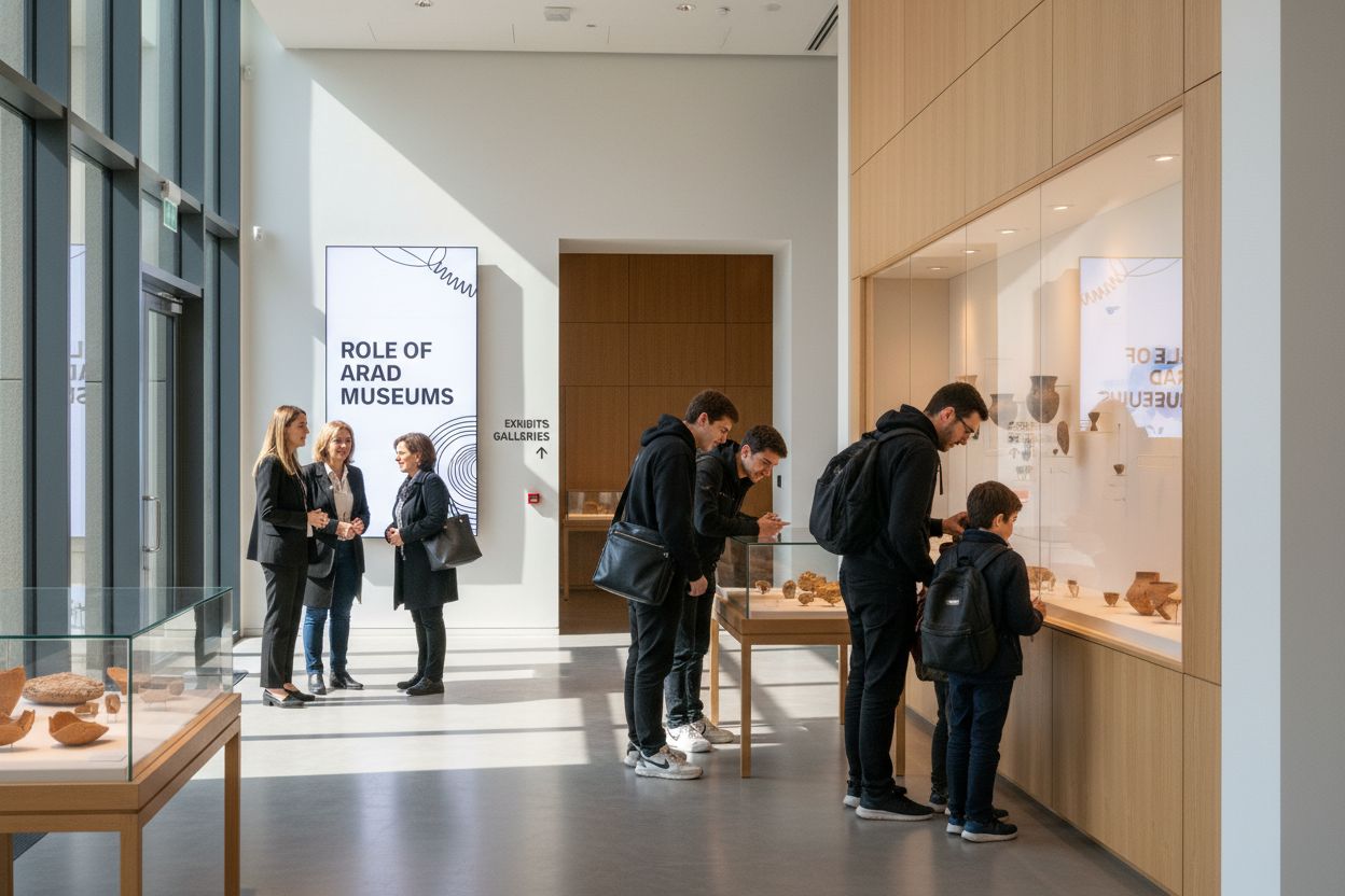 Arad museum visitors