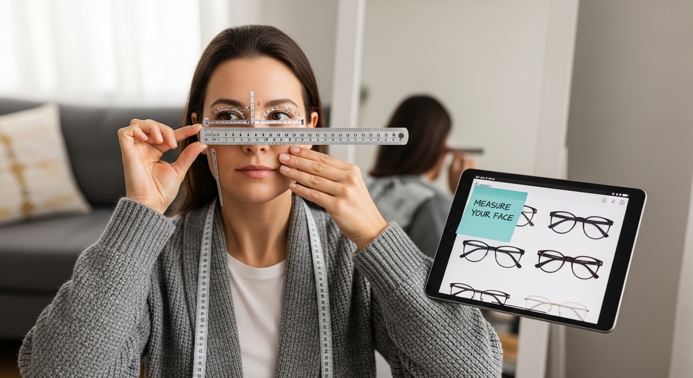 face measurement glasses