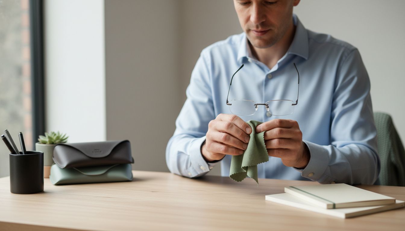 clean reading glasses