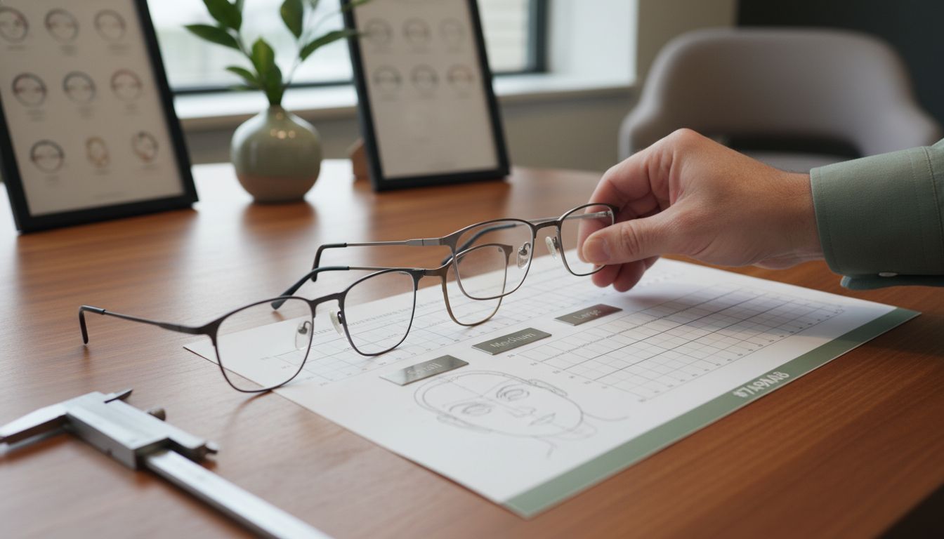 reading glasses measurements