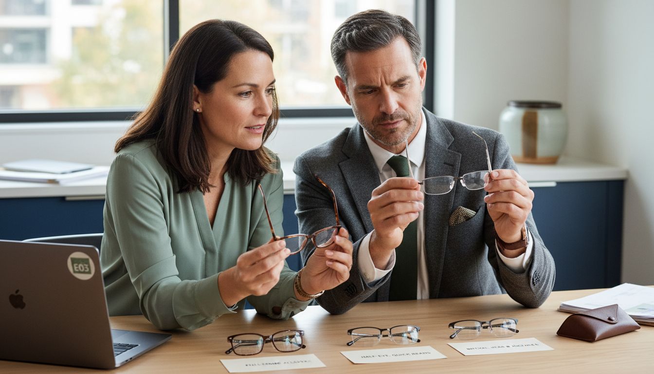 types reading glasses