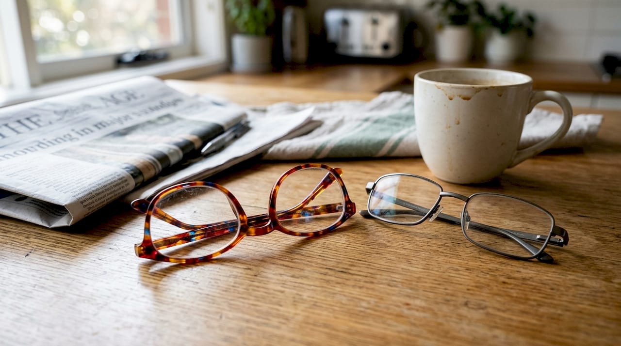 Reading glasses frames acetate and metal