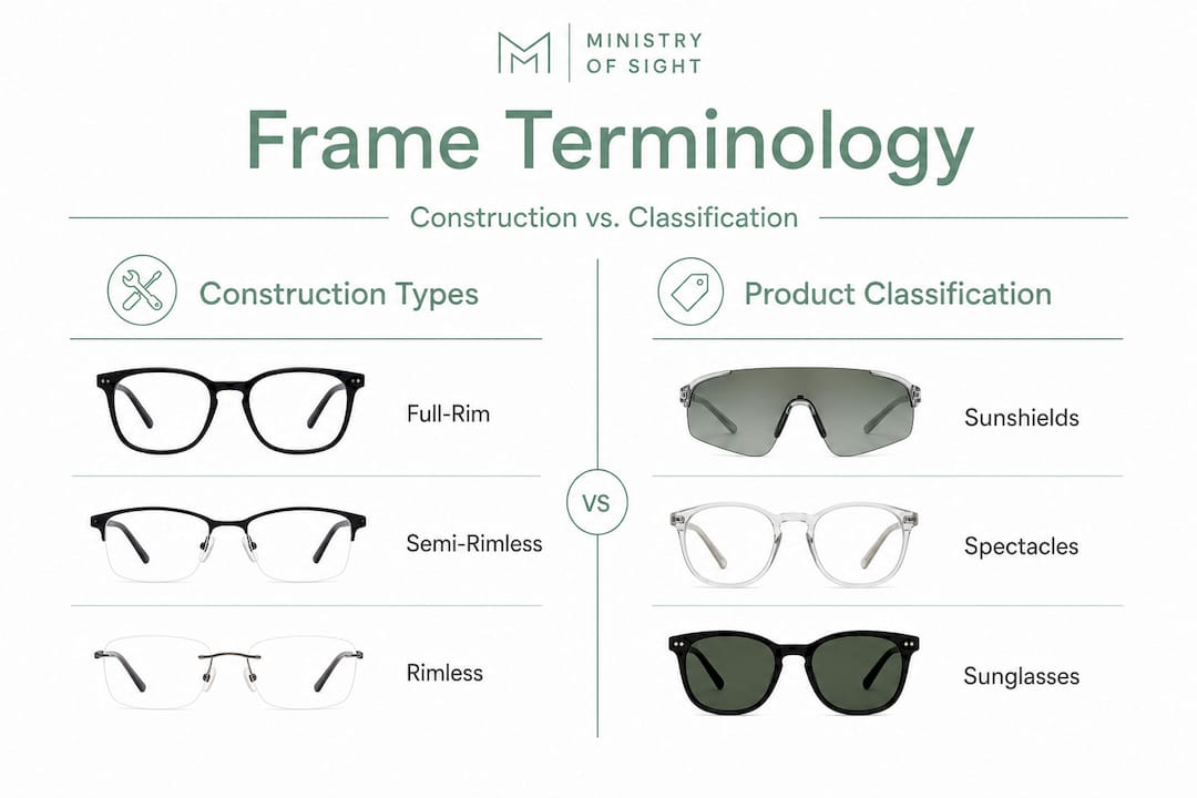Infographic comparing frame construction and classification