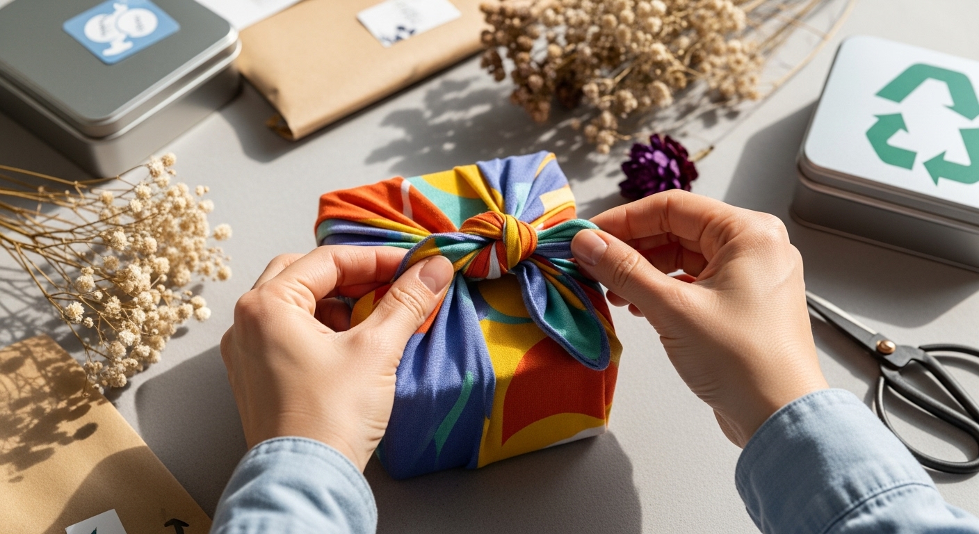Furoshiki Geschenkverpackung