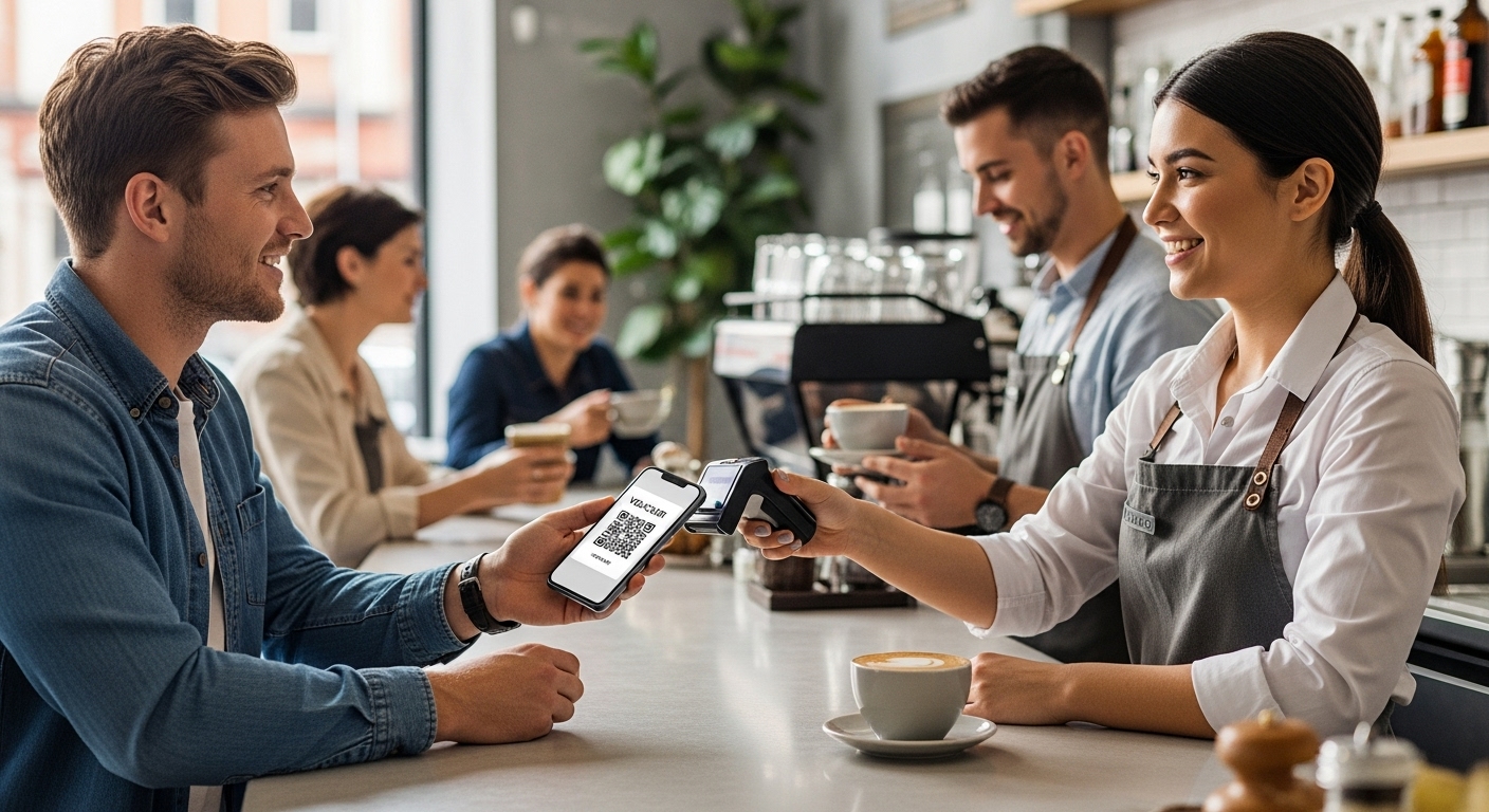 Digitale Gutscheine Cafe Einloesen