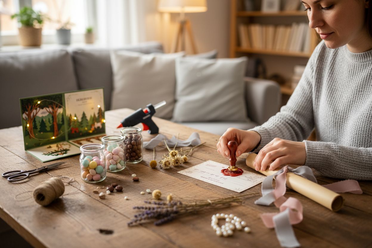Gutschein kreativ basteln