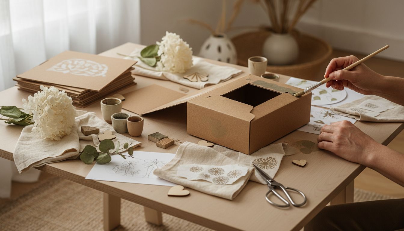 hochzeitsbox basteln materialien