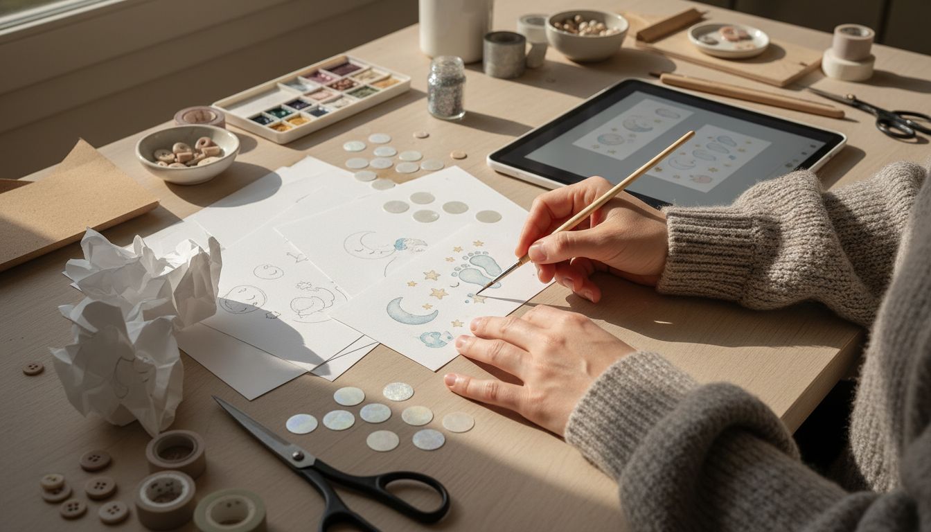 geburtsgutschein kreativ gestalten