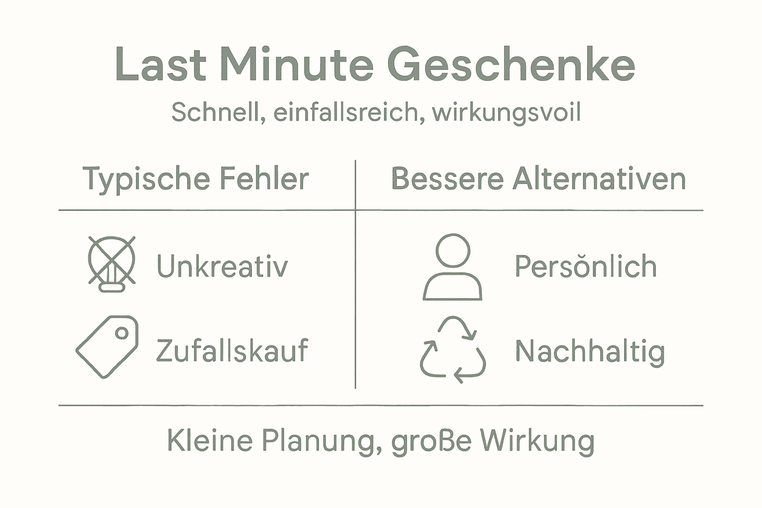 Übersicht: Häufige Fehler und wie man es besser machen kann