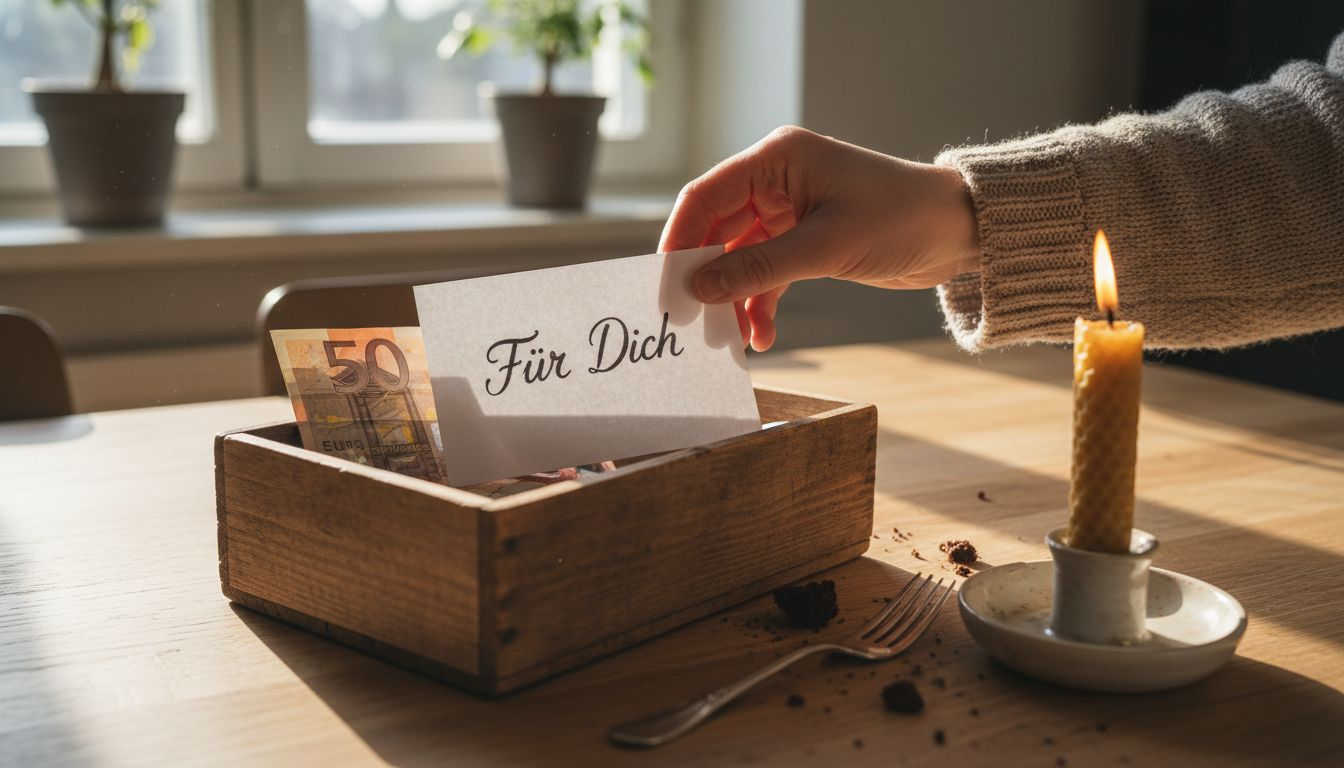 Individuell gestaltete Geschenkbox für Geldgeschenke