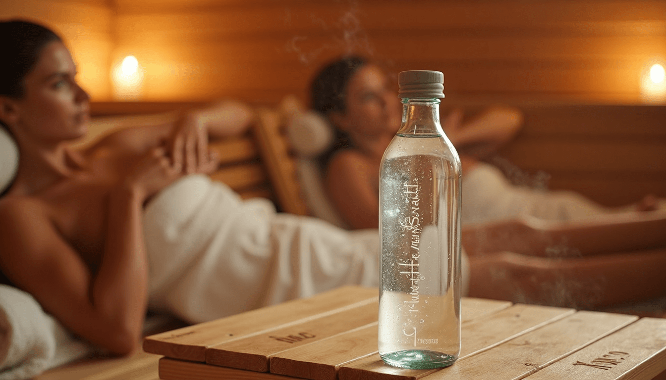 People resting in sauna after workout muscle recovery