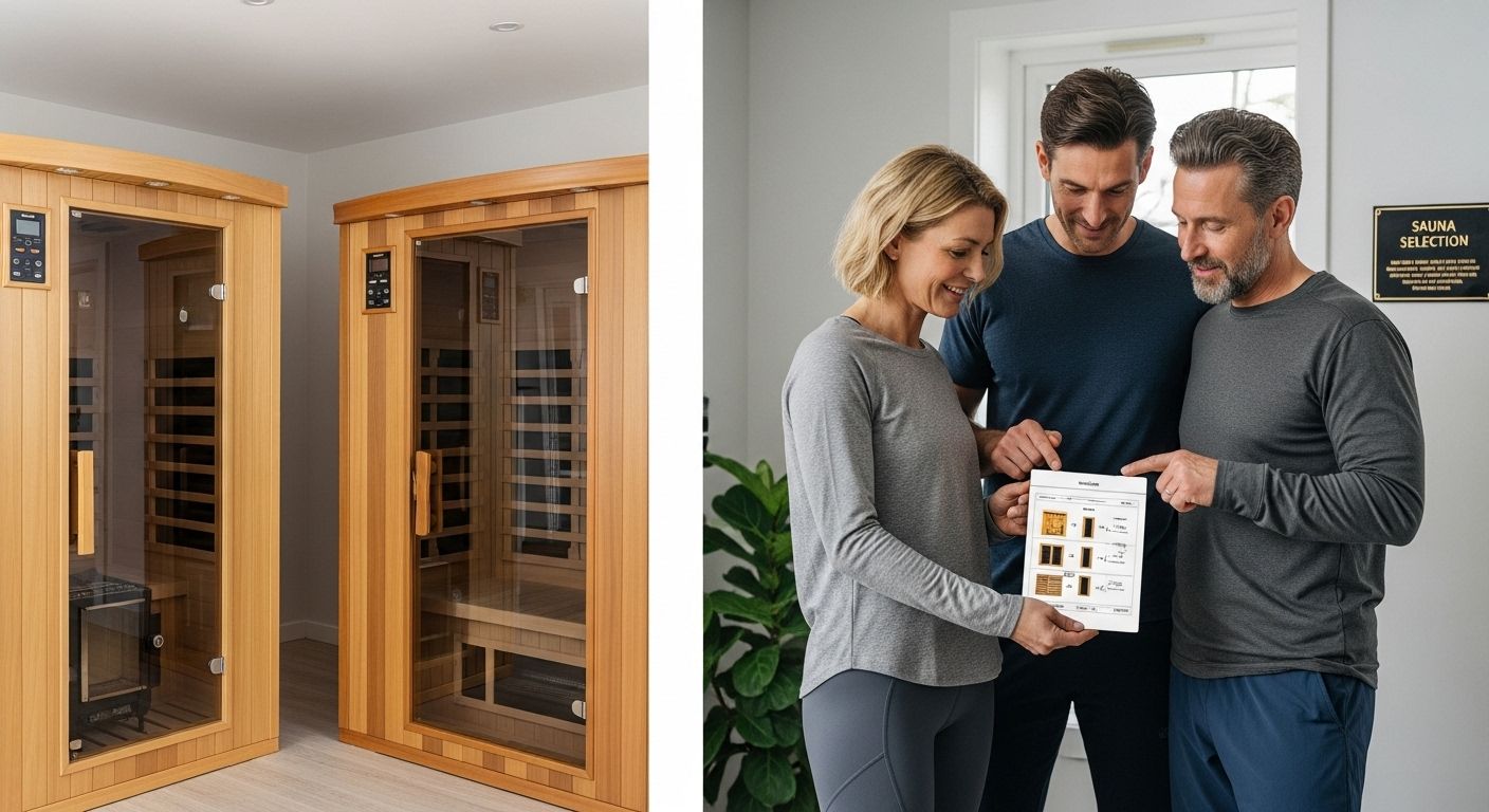 sauna type selection