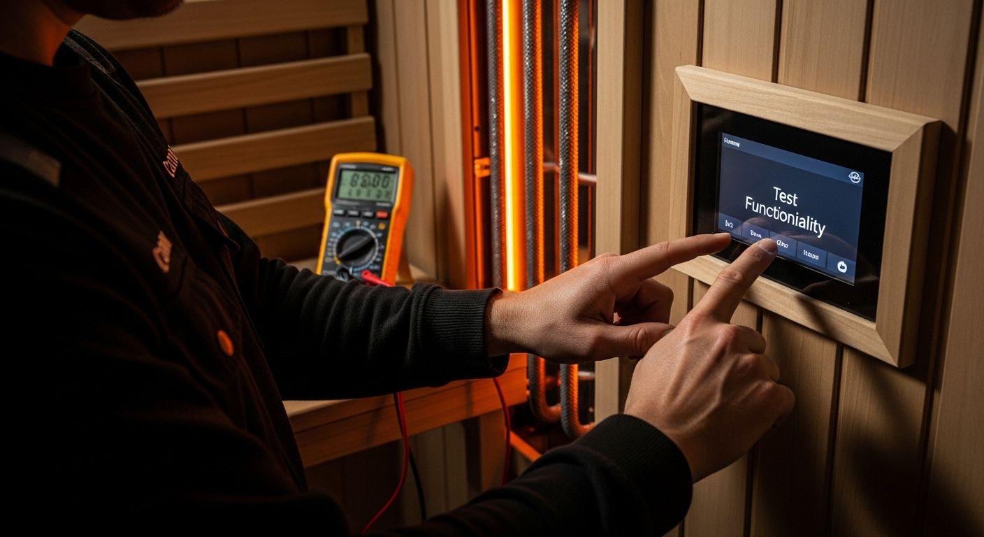 sauna functionality test
